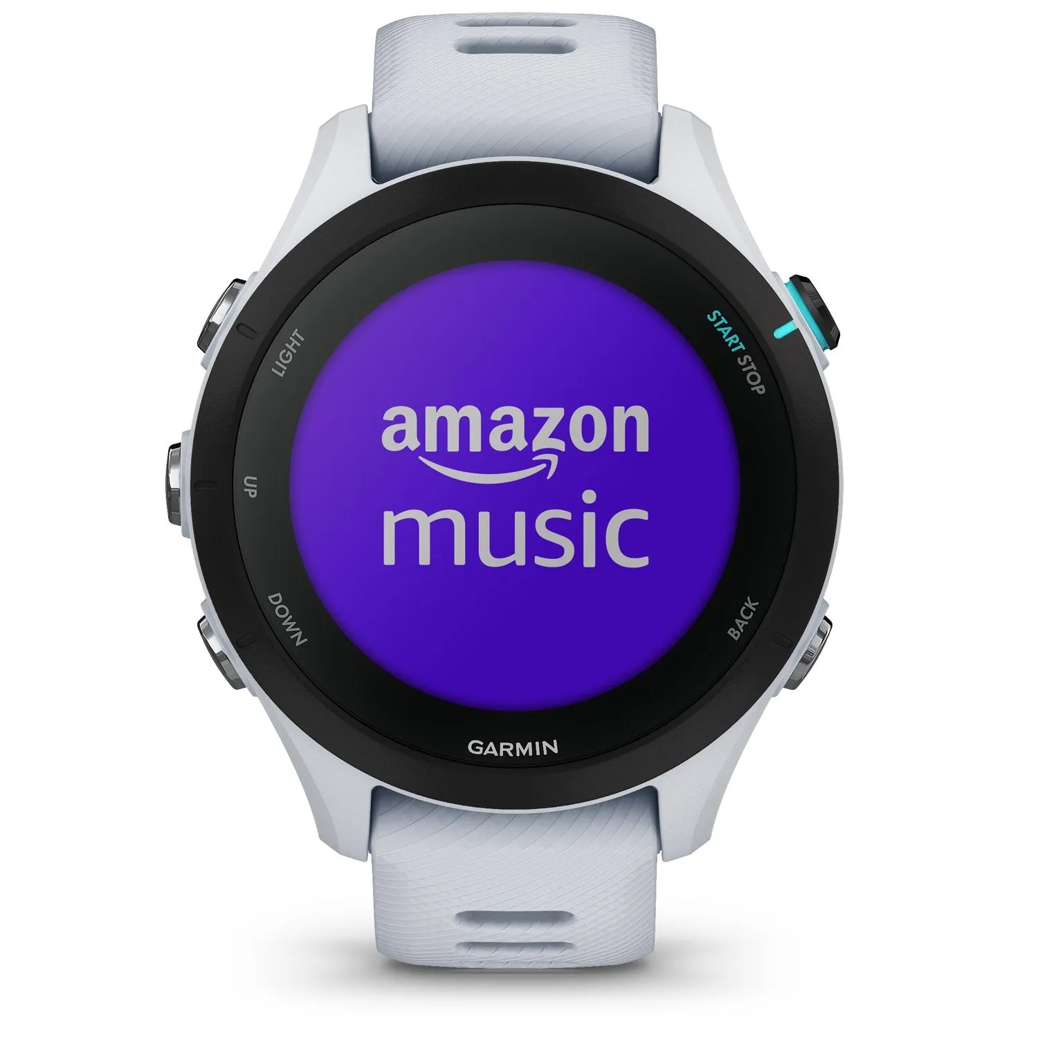 Garmin Forerunner 255 Music GPS Smartwatch, Whitestone