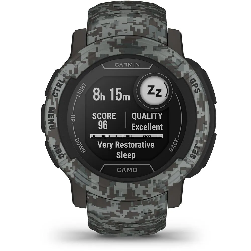 Garmin Instinct 2 Camo Edition GPS Smartwatch/Fitness Tracker Graphite Warranty