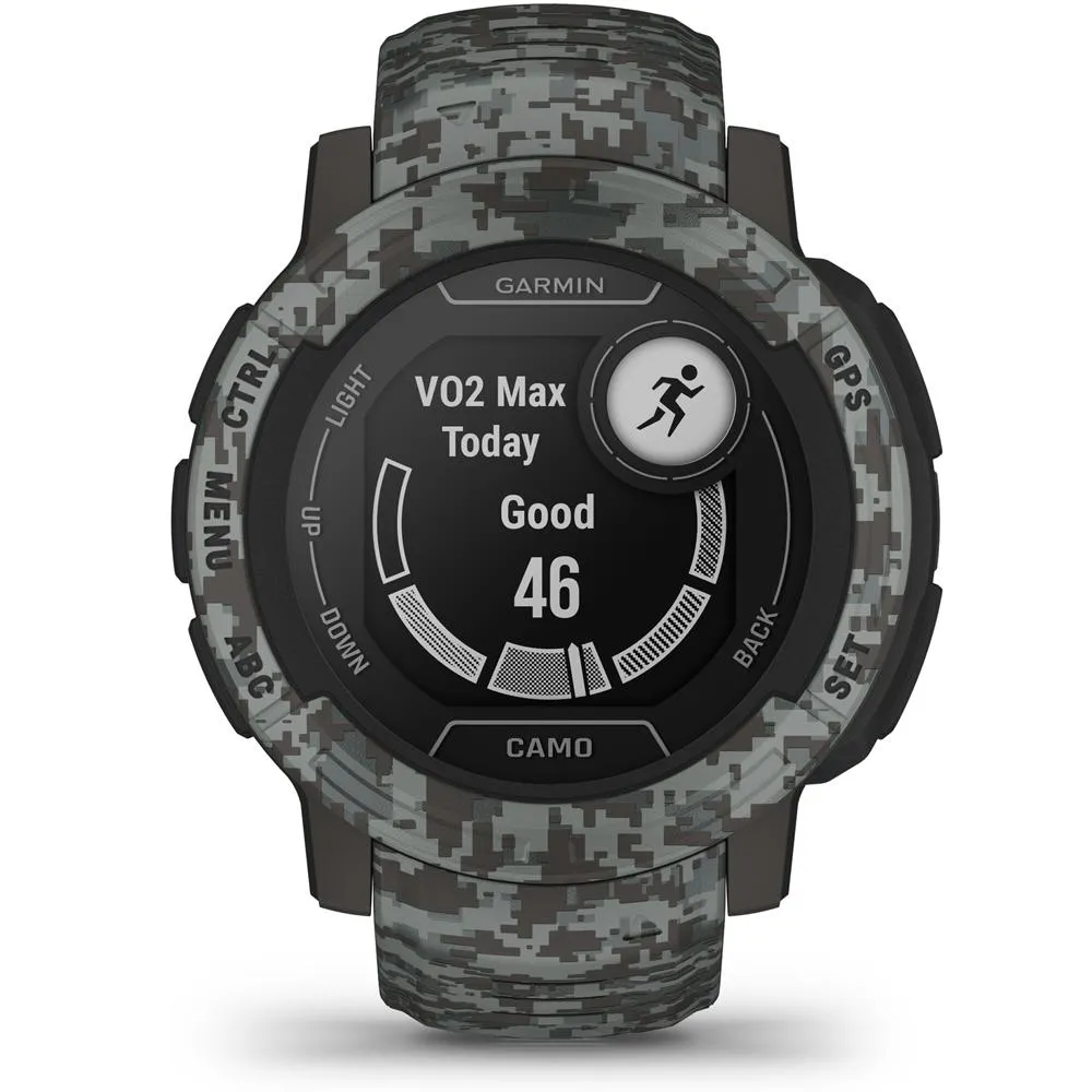 Garmin Instinct 2 Camo Edition GPS Smartwatch/Fitness Tracker Graphite Warranty