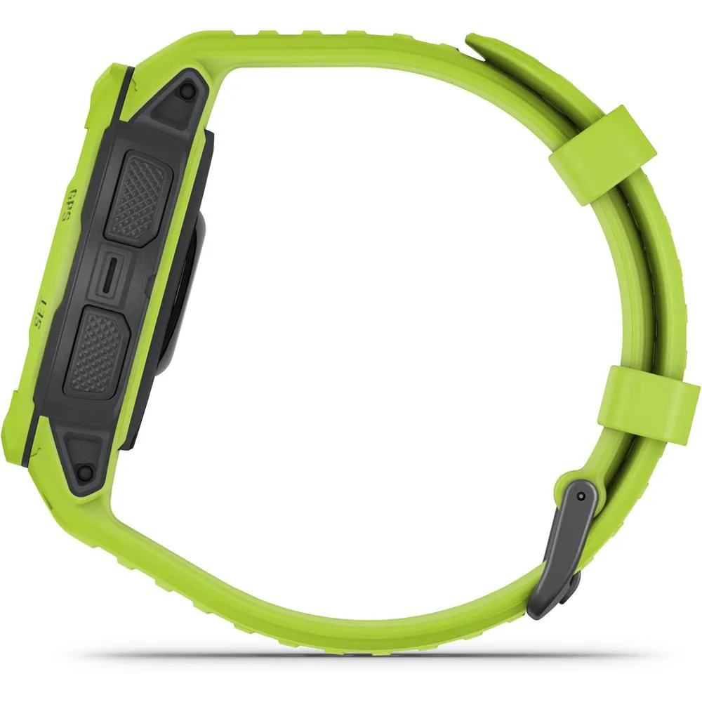 Garmin Instinct 2 GPS Smartwatch/Fitness Tracker, Electric Lime   Accessories Bundle