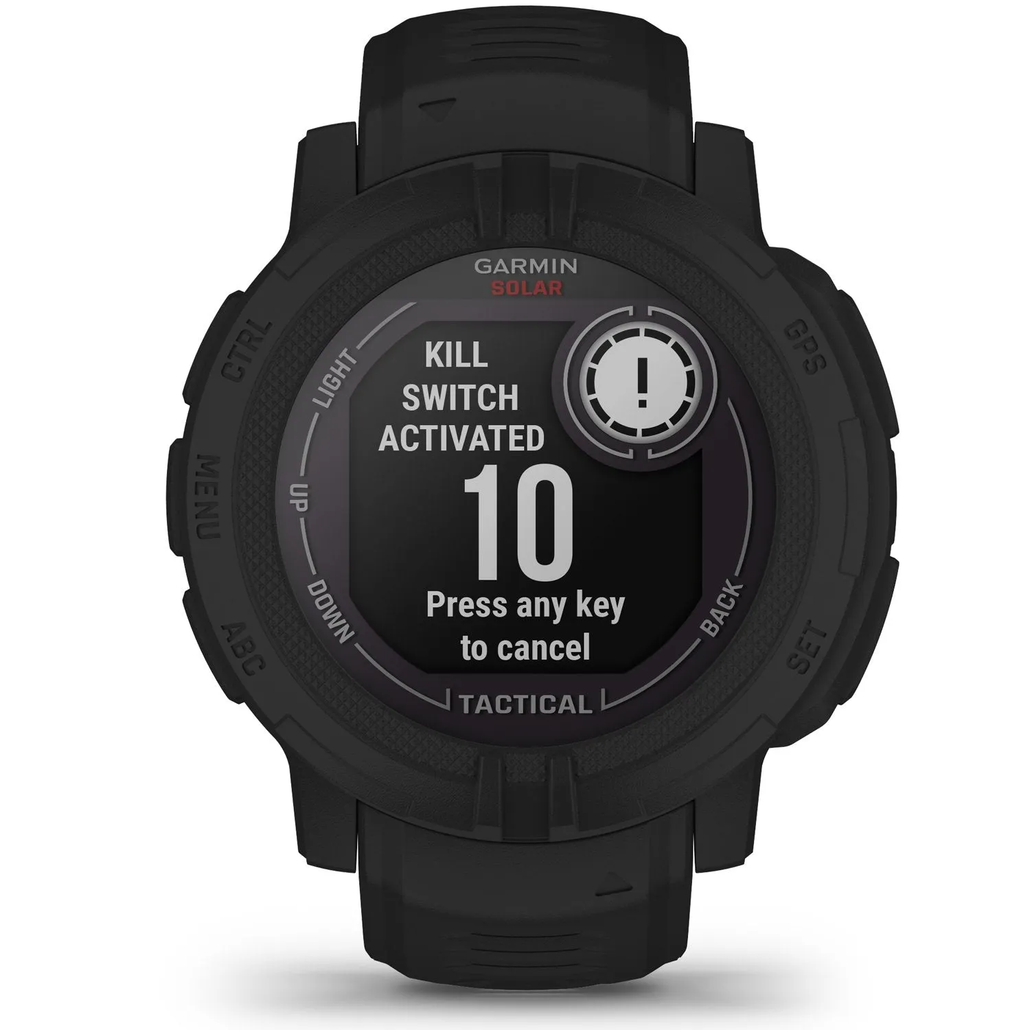 Garmin Instinct 2 Solar Smartwatch, Tactical Edition, Black