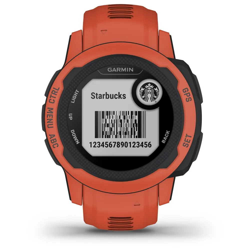 Garmin Instinct 2S Rugged Outdoor Smartwatch - Poppy