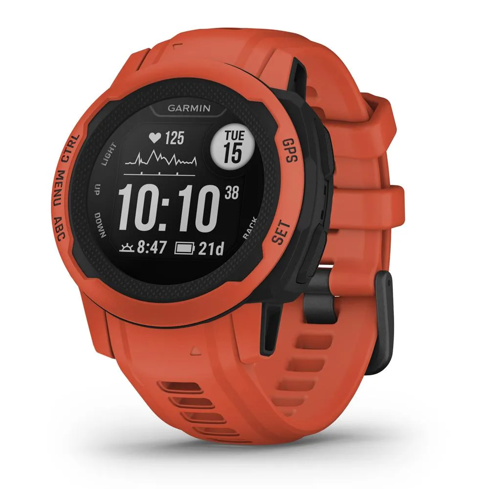Garmin Instinct 2S Rugged Outdoor Smartwatch - Poppy
