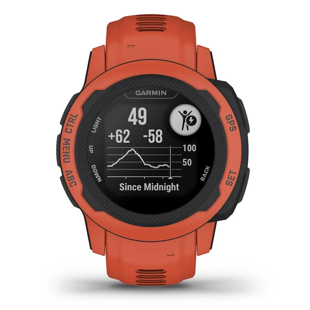 Garmin Instinct 2S Rugged Outdoor Smartwatch - Poppy
