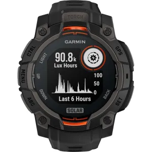 Garmin Instinct 3 - 45 mm Outdoor GPS Smartwatch, SOLAR, Black with Black Band