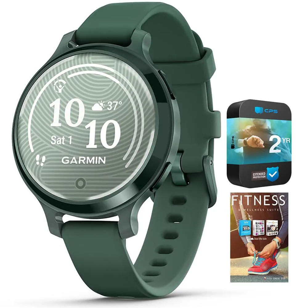Garmin Lily 2 Active Smartwatch Jasper Green   2 Year Warranty and Fitness Suite