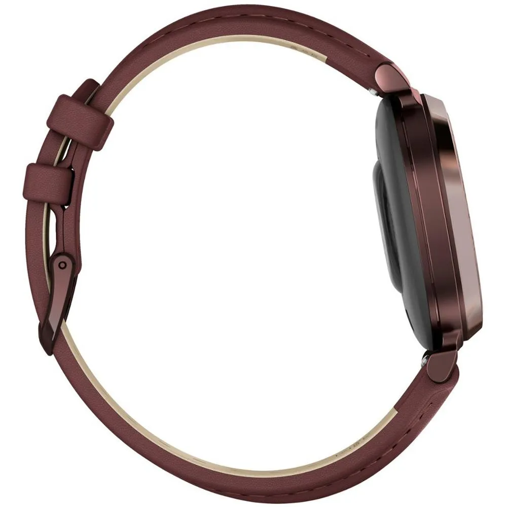 Garmin Lily 2 Classic Dark Bronze w/ Mulberry Leather Band Smartwatch   Accessories Kit