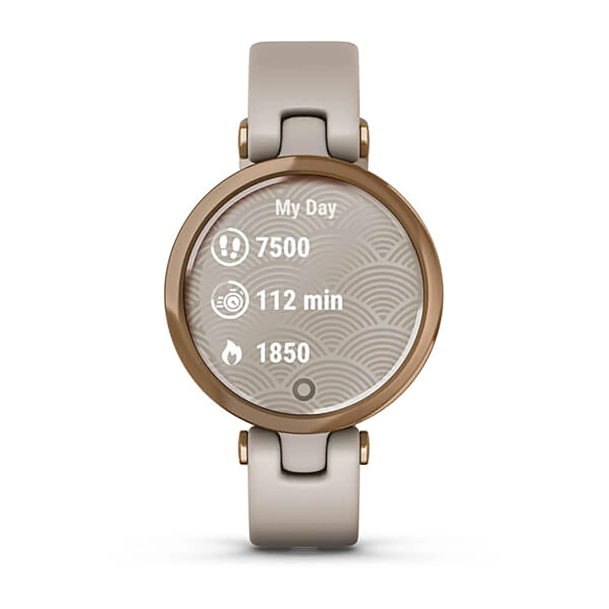 Garmin Lily Silicone Lightsand Strap Full Color Display Dial Watch - 010-02384-11