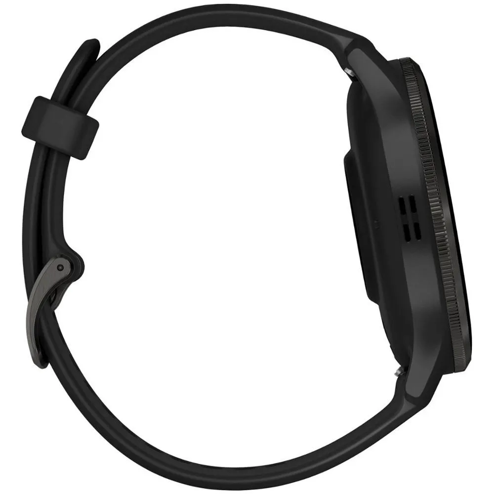 Garmin Venu 3 Fitness GPS Smartwatch Steel Bezel w/ Black Case   Accessories Bundle