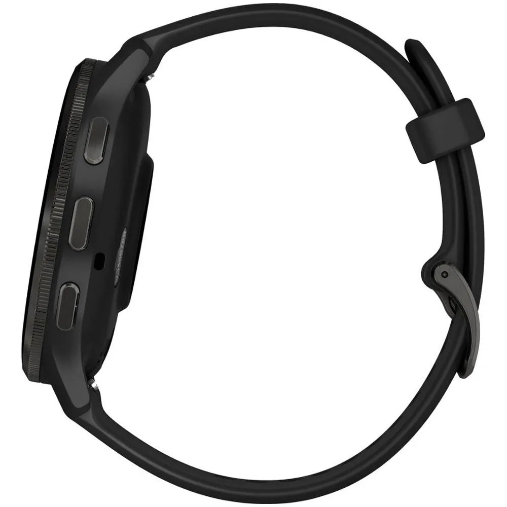 Garmin Venu 3 Fitness GPS Smartwatch Steel Bezel w/ Black Case   Accessories Bundle