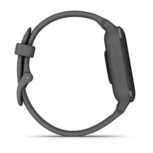 Garmin Venu Sq 2 GPS Smartwatch, Slate Bezel with Shadow Gray Case and Silicone Band