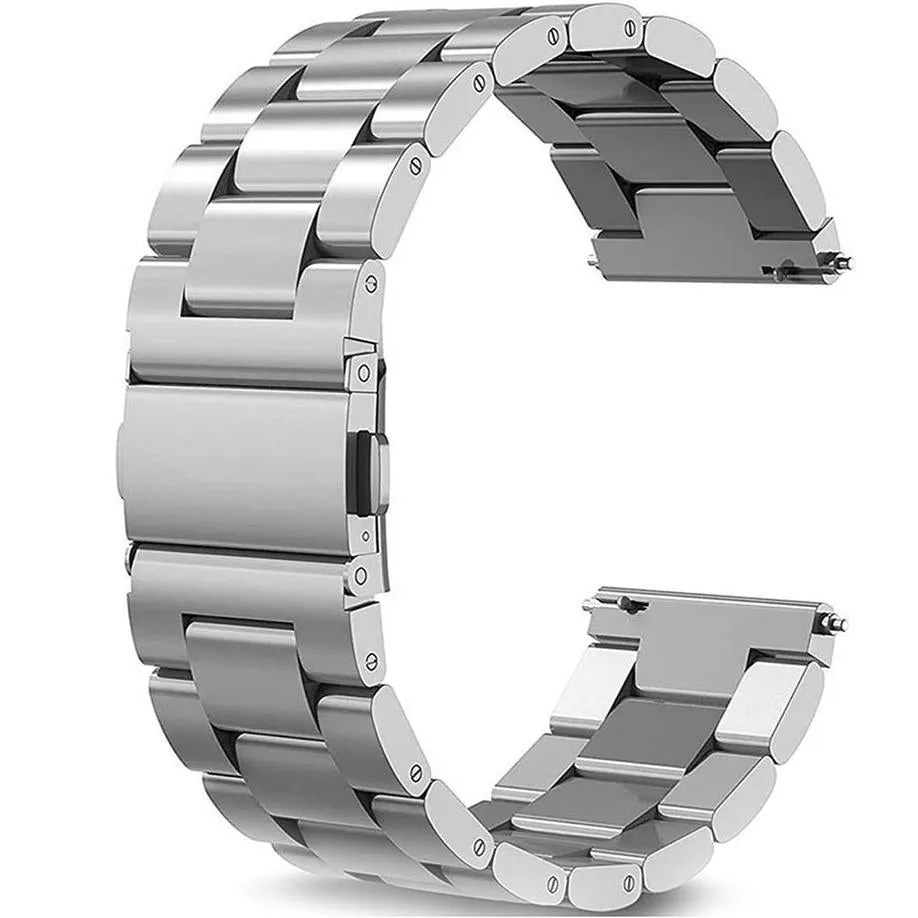 Garmin Vivoactive 4 Smartwatch (Gray/Stainless) 010-02174-01 w/ Additional Metal Band