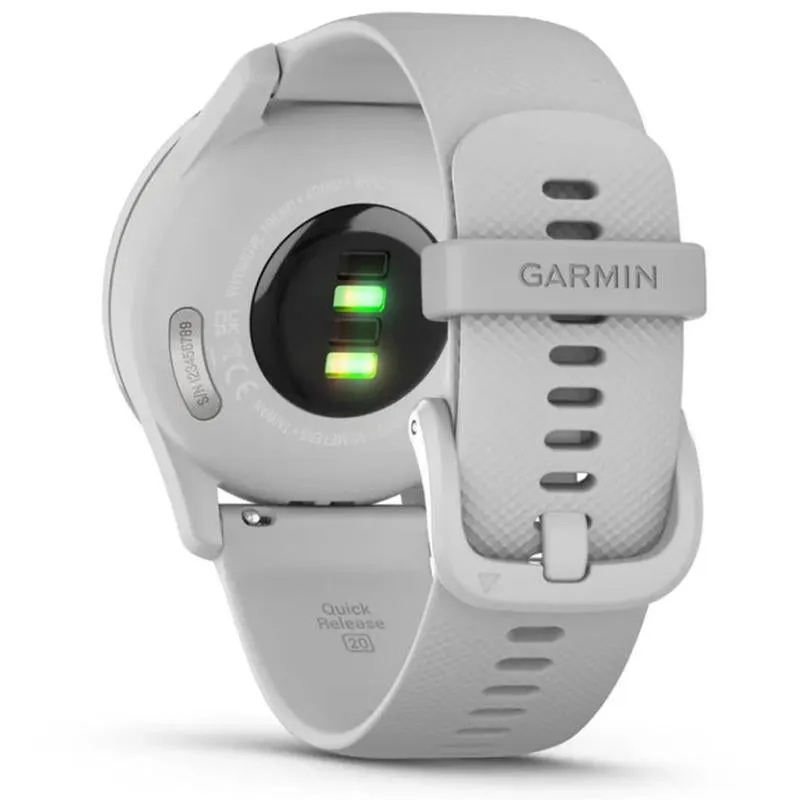Garmin Vivomove Trend Hybrid Smartwatch, Silver Stainless Steel (010-02665-03)