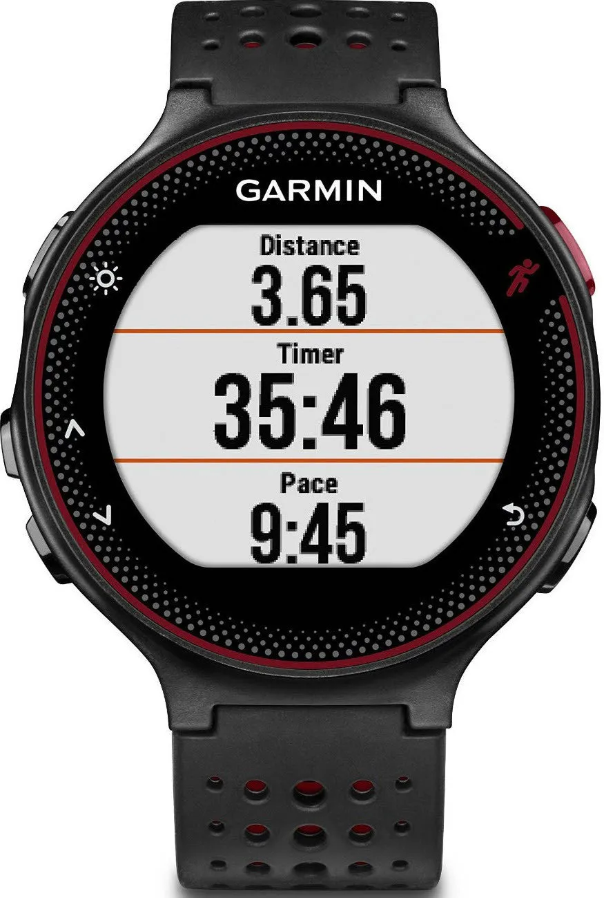 Garmin Watch Forerunner 235 Wrist Based HRM Black Red