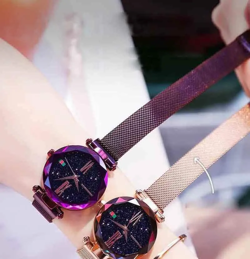 Glitz and Glamour Magnetic Fashion Watch