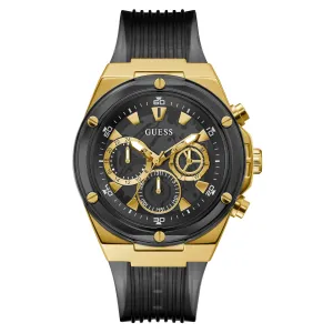 Guess Men's Watch Gold Tone Case Quartz