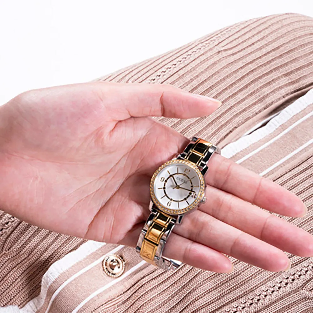 Guess Women's Watch Gold Tone Case Quartz