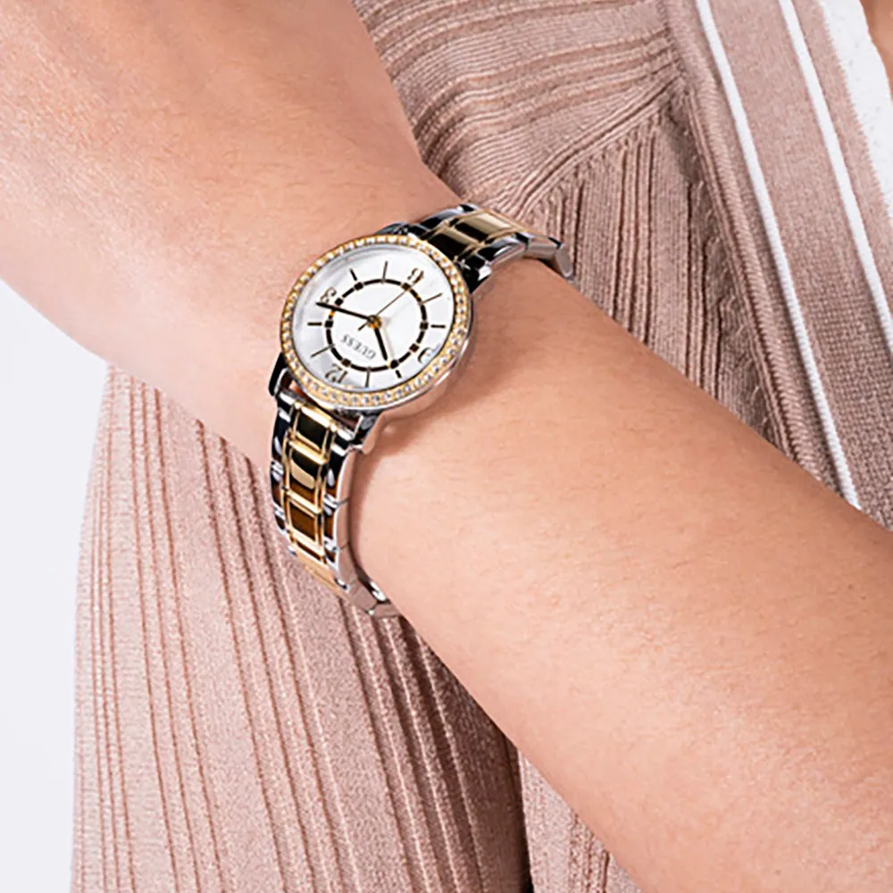 Guess Women's Watch Gold Tone Case Quartz