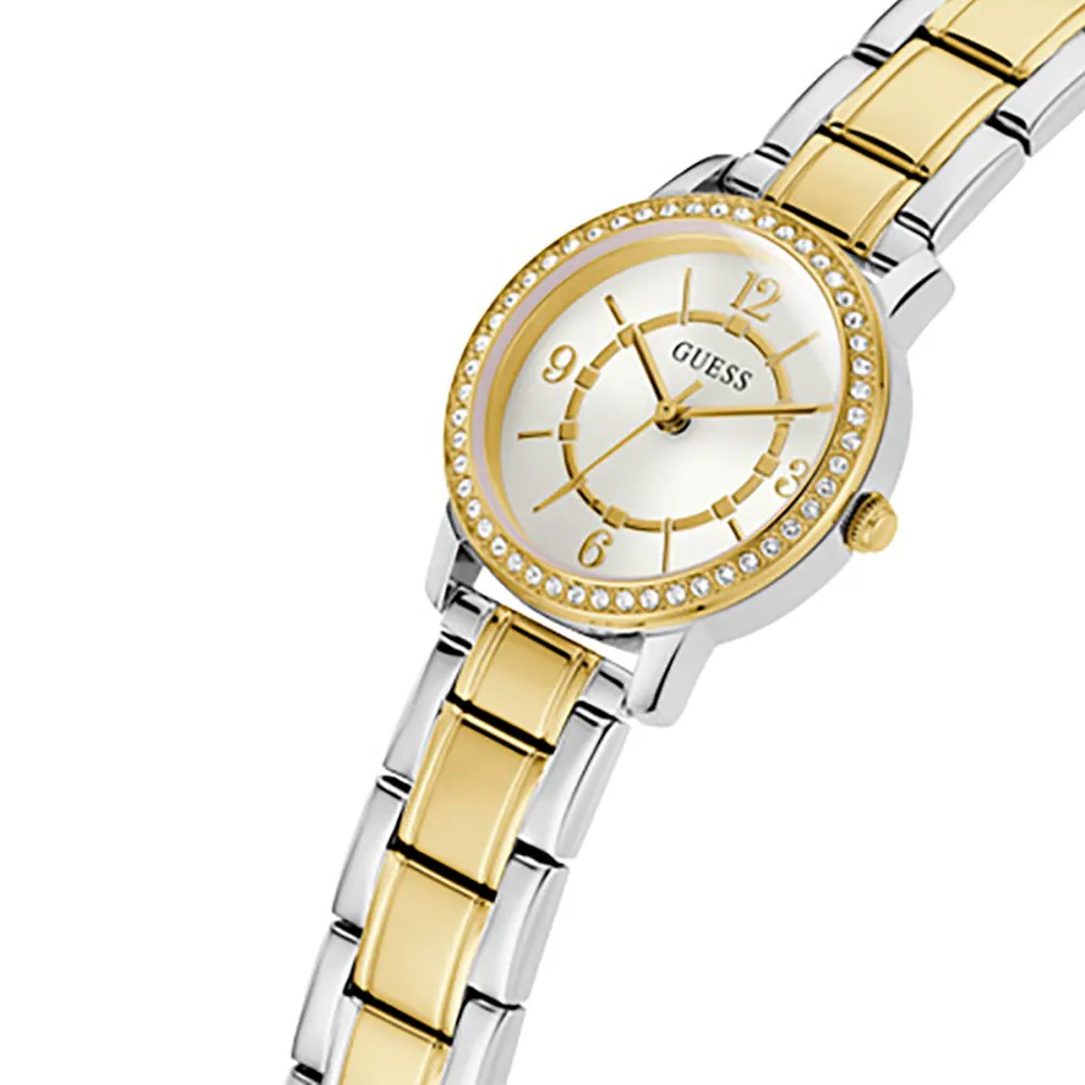 Guess Women's Watch Gold Tone Case Quartz