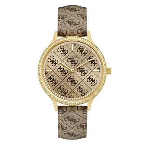 Guess Women's Watch Gold Tone Case Quartz