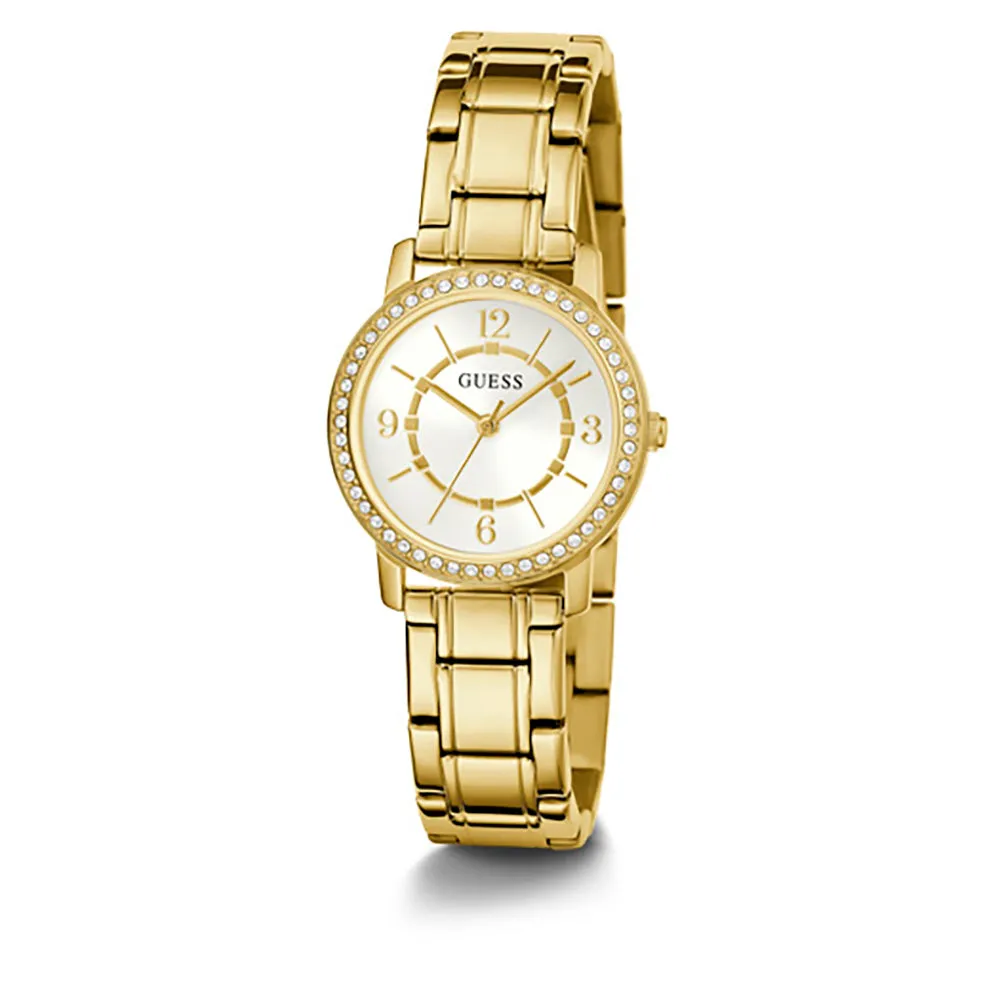 Guess Women's Watch Gold Tone Case Quartz