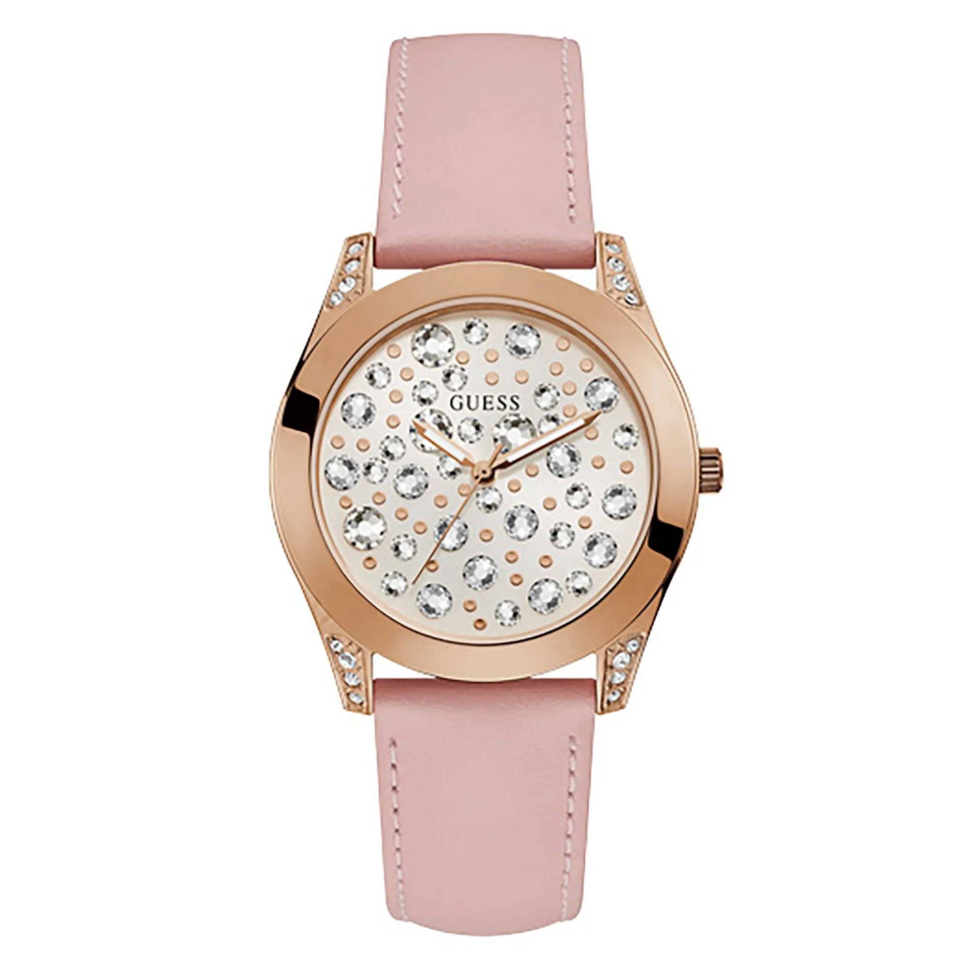 Guess Women's Watch Rose Gold Tone Case Quartz