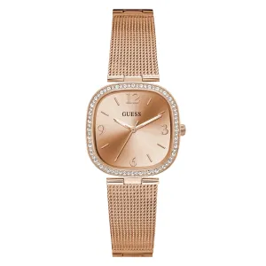 Guess Women's Watch Rose Gold Tone Case Quartz