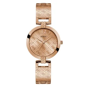 Guess Women's Watch Rose Gold Tone Case Quartz