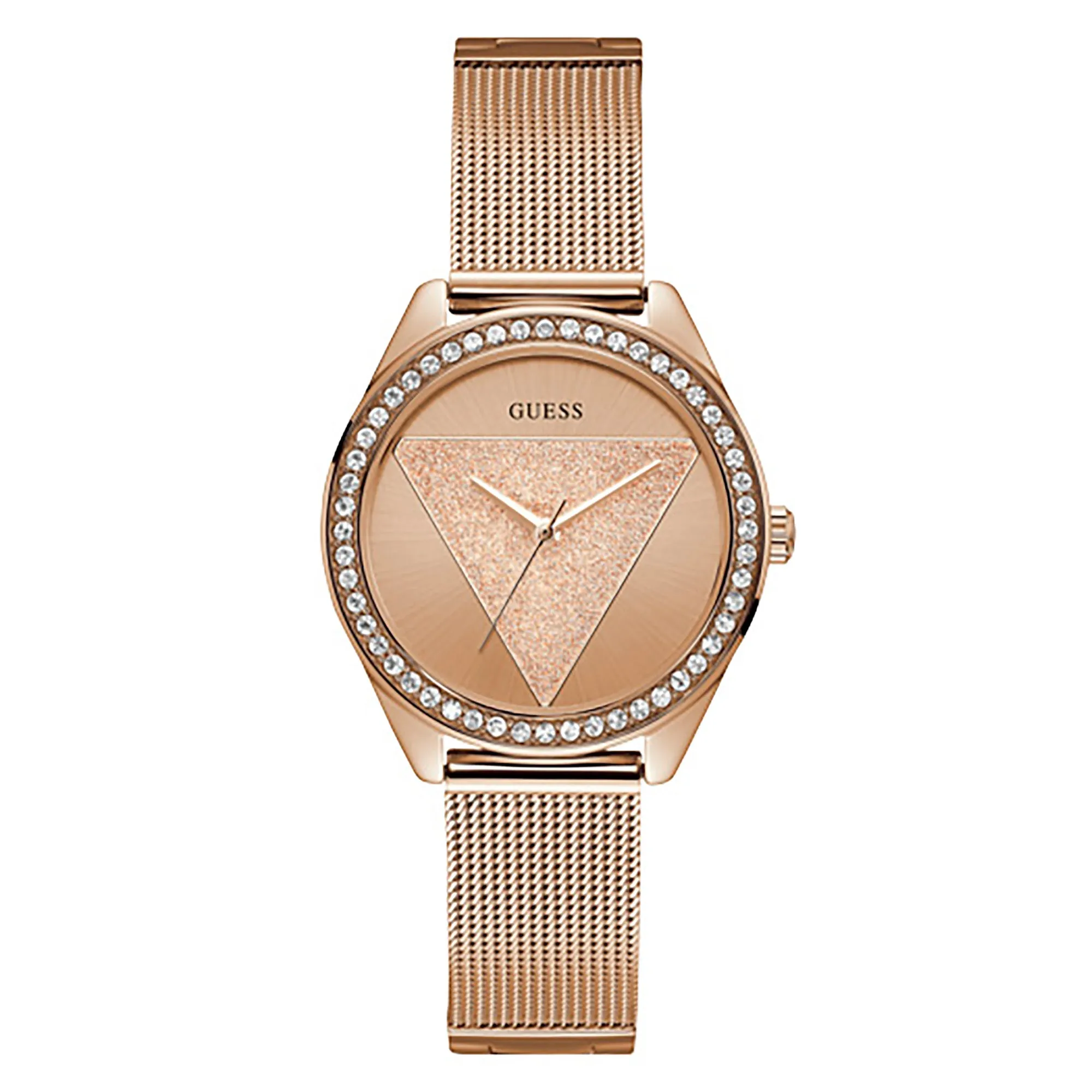 Guess Women's Watch Rose Gold Tone Case Quartz
