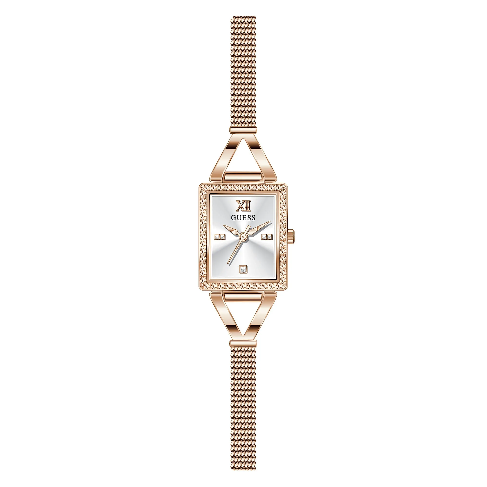 Guess Women's Watch Rose Gold Tone Case Quartz