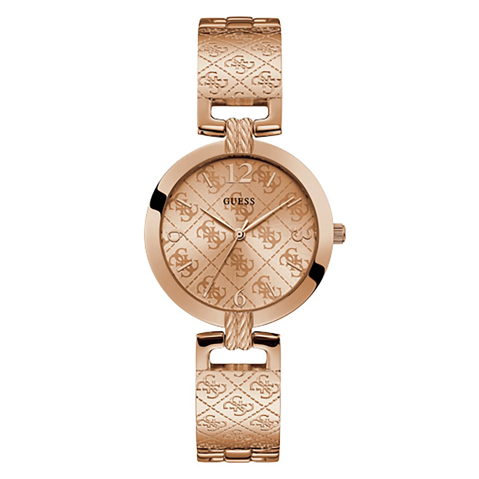 Guess Women's Watch Rose Gold Tone Case Quartz