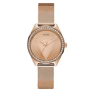 Guess Women's Watch Rose Gold Tone Case Quartz