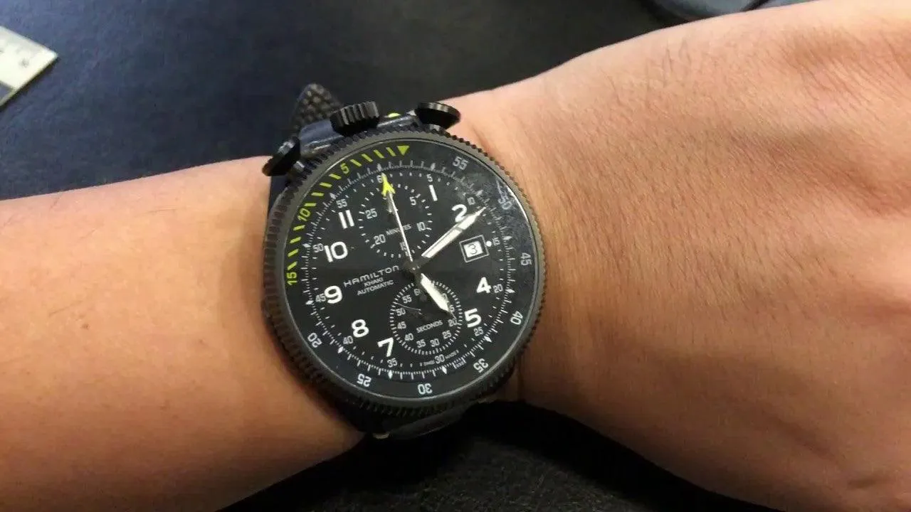 Hamilton Khaki Aviation Takeoff Automatic Chrono Limited Edition Men's Watch H76786733