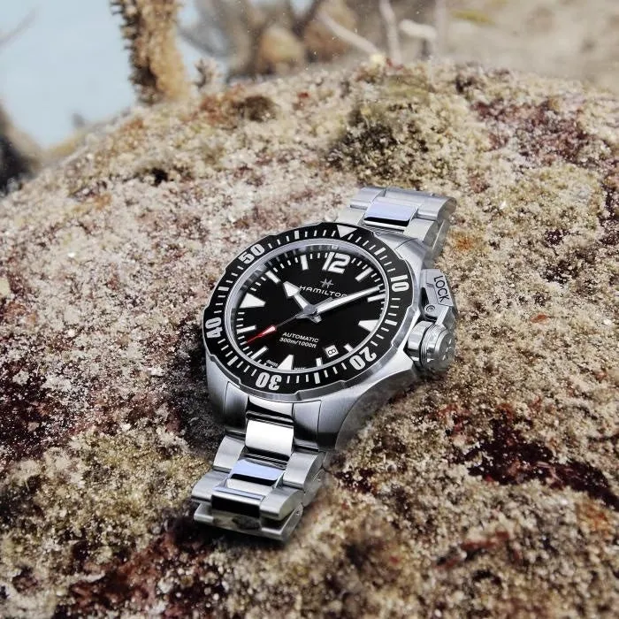 HAMILTON - Khaki Navy Frogman Auto | H77605135