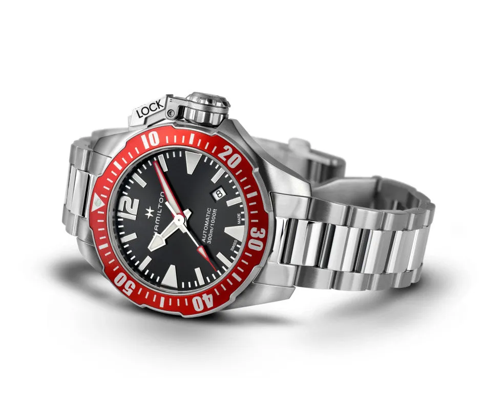 HAMILTON - Khaki Navy Frogman Auto | H77725135