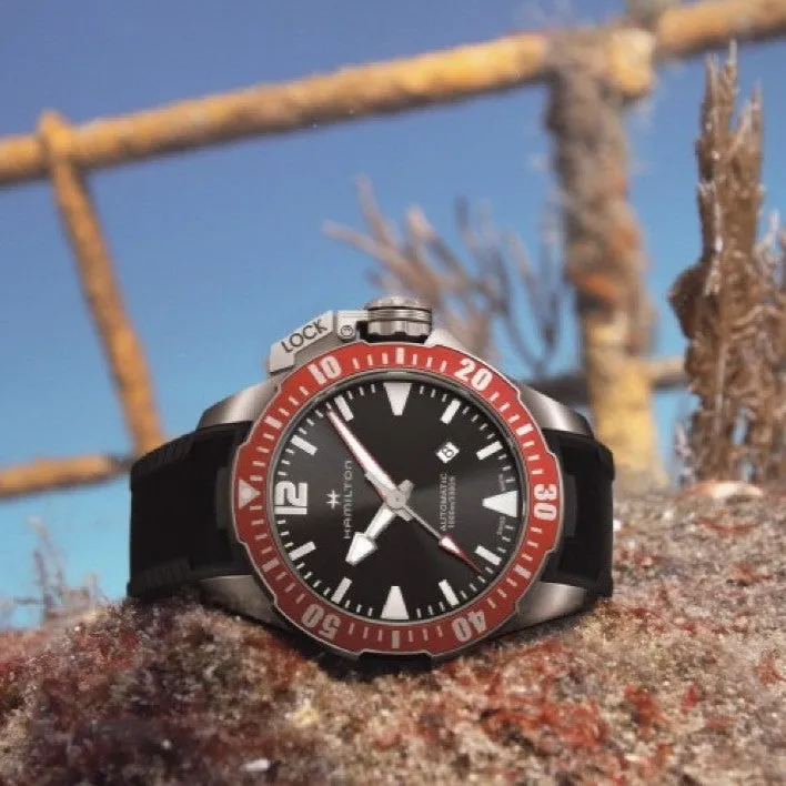 HAMILTON - Khaki Navy Frogman Auto | H77725335