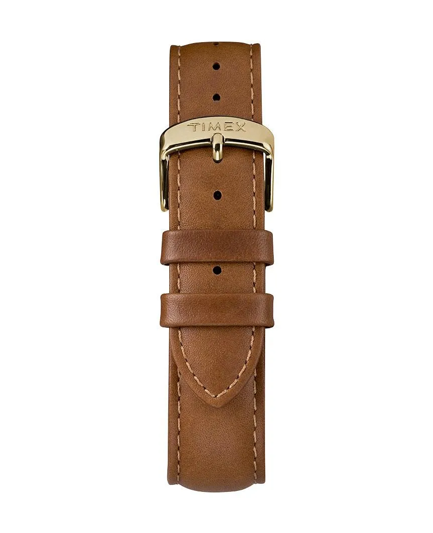Harborside 42mm Leather Strap Watch