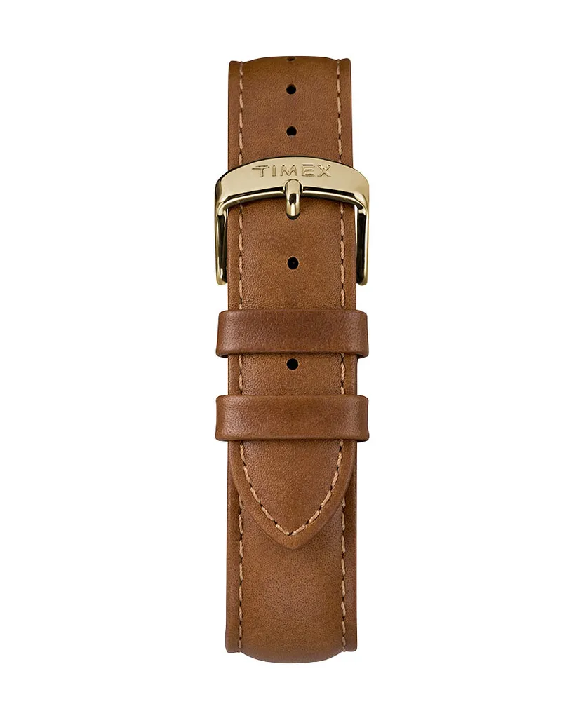 Harborside 42mm Leather Strap Watch