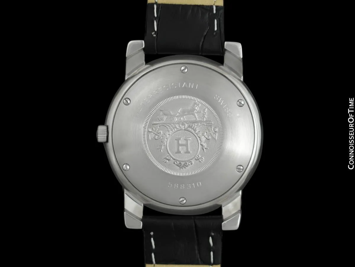 Hermes Carrick Mens Full Size Automatic Watch - Stainless Steel