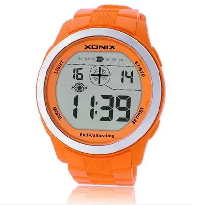 Hot!!! Self Calibrating Internet Timing Men Sports Watches Waterproof 100m Digital Watch Swimming Diving Wristwatch Montre Homme