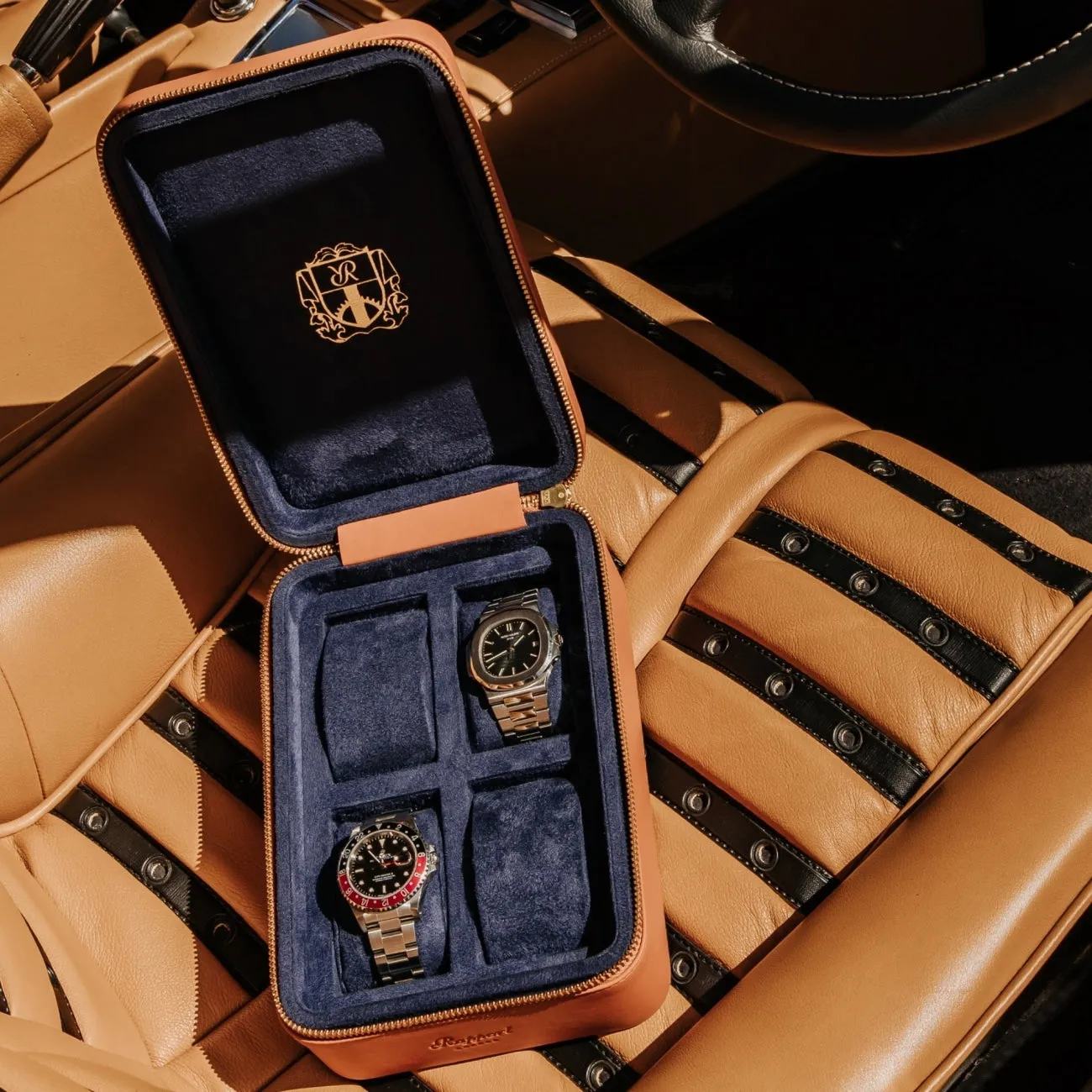 Hyde Park Four Watch Zip Case