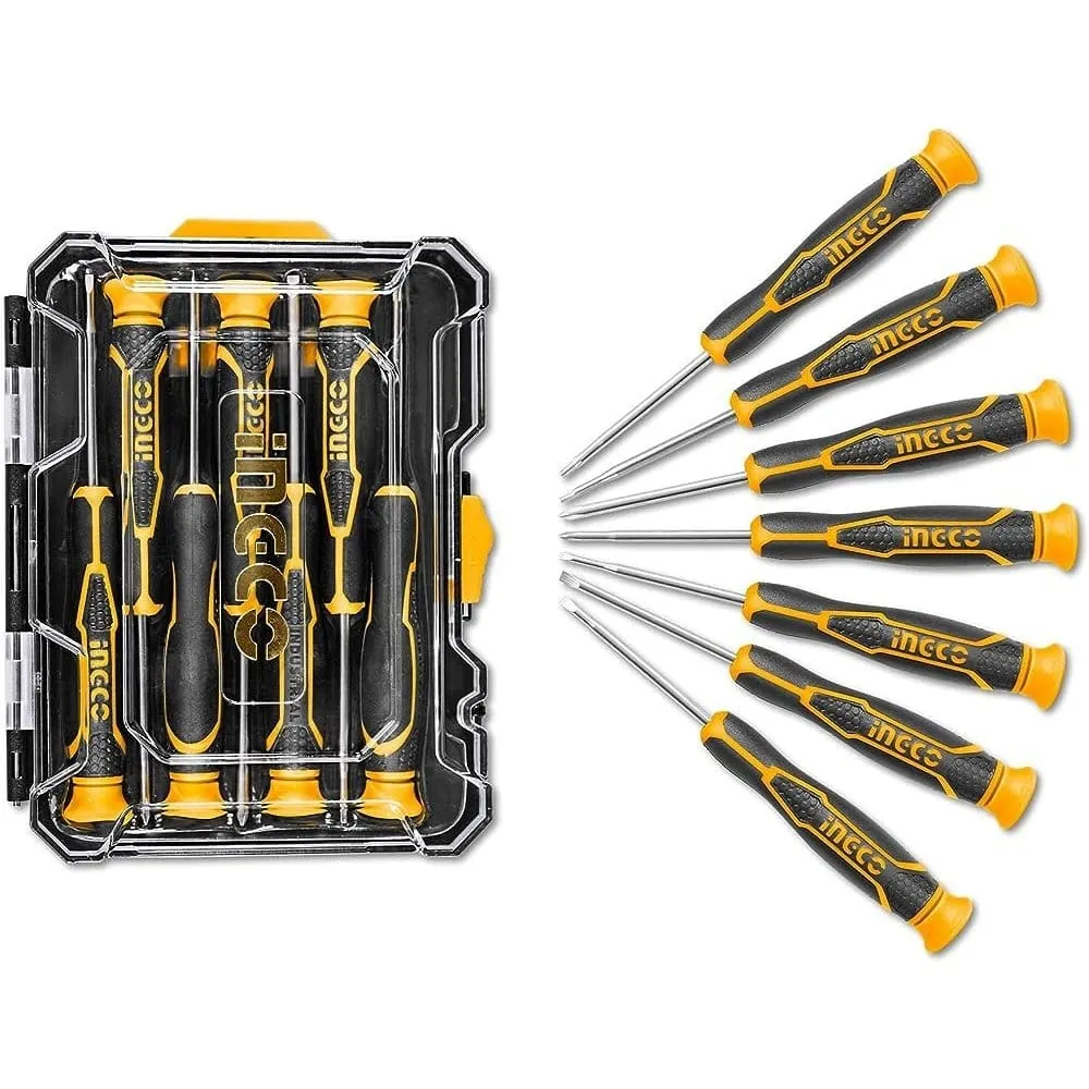 Ingco 7-Piece Precision Screwdriver Set – HKSD0718