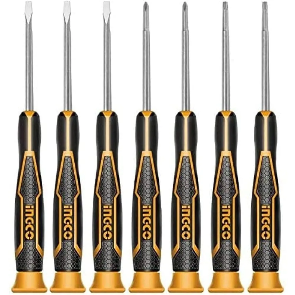 Ingco 7-Piece Precision Screwdriver Set – HKSD0718