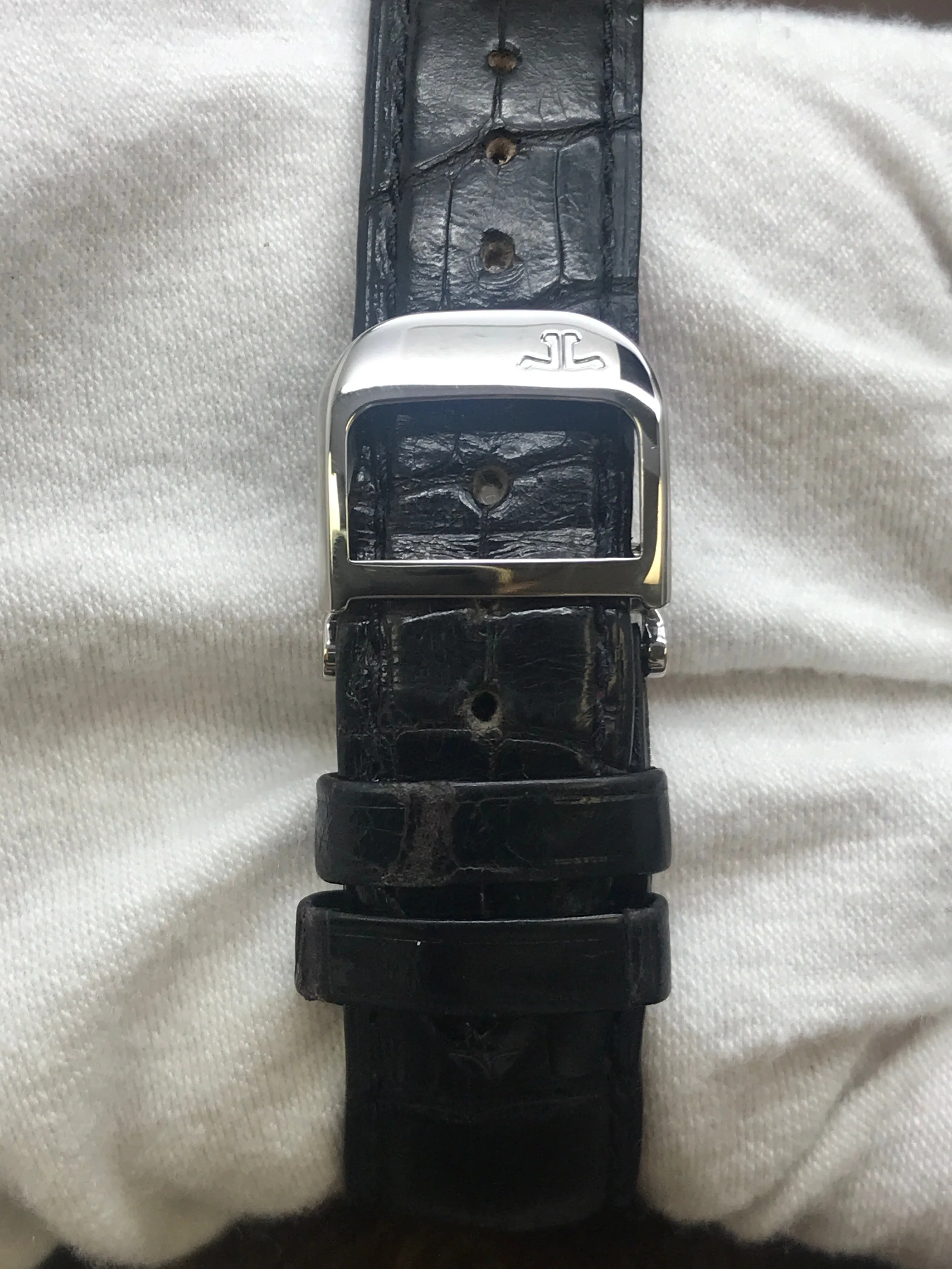 Jaeger-Lecoultre Reverso Day & Night 272.8.54 Silver & Black Dial Hand Wind Men's Watch