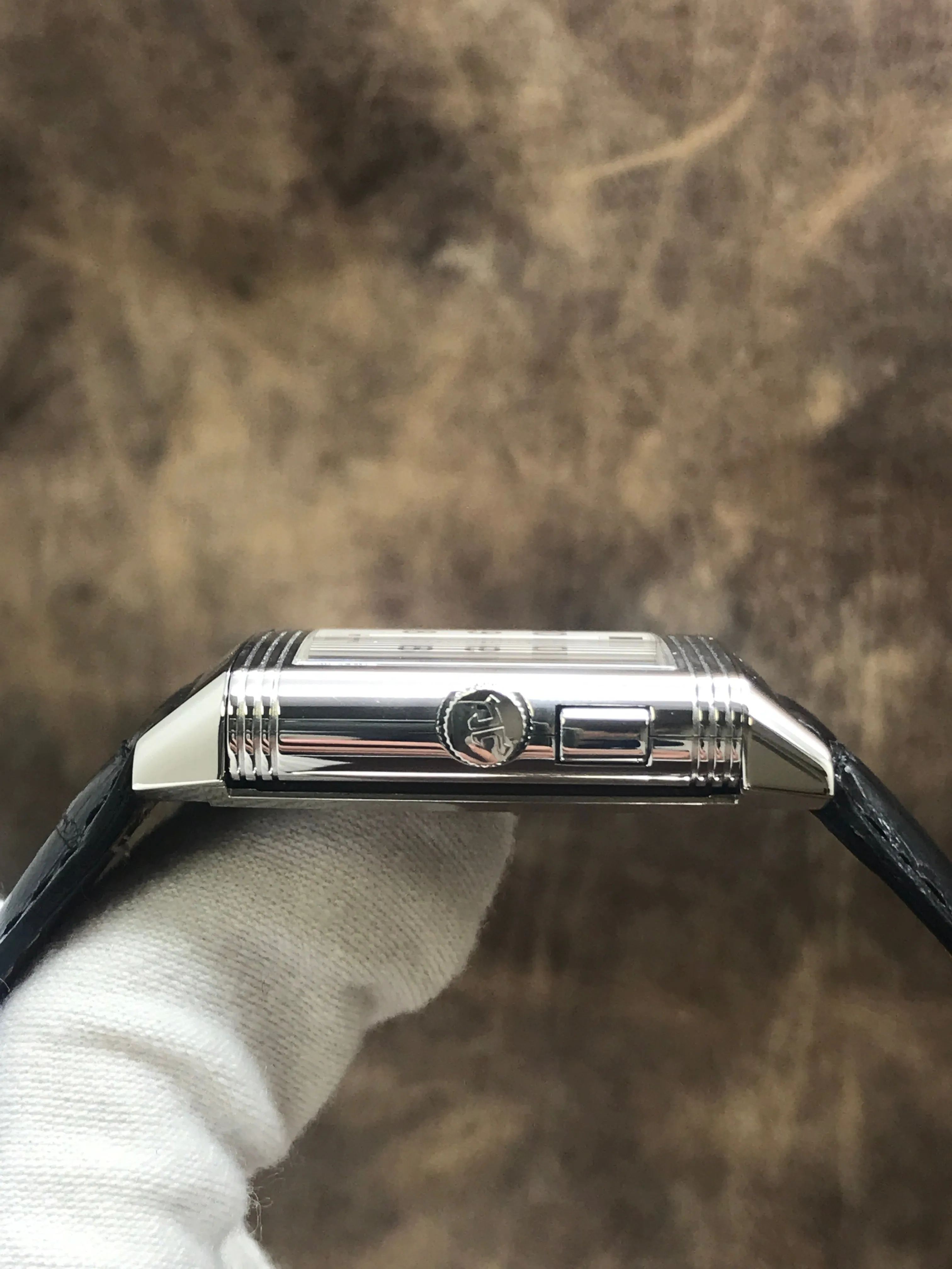 Jaeger-Lecoultre Reverso Day & Night 272.8.54 Silver & Black Dial Hand Wind Men's Watch