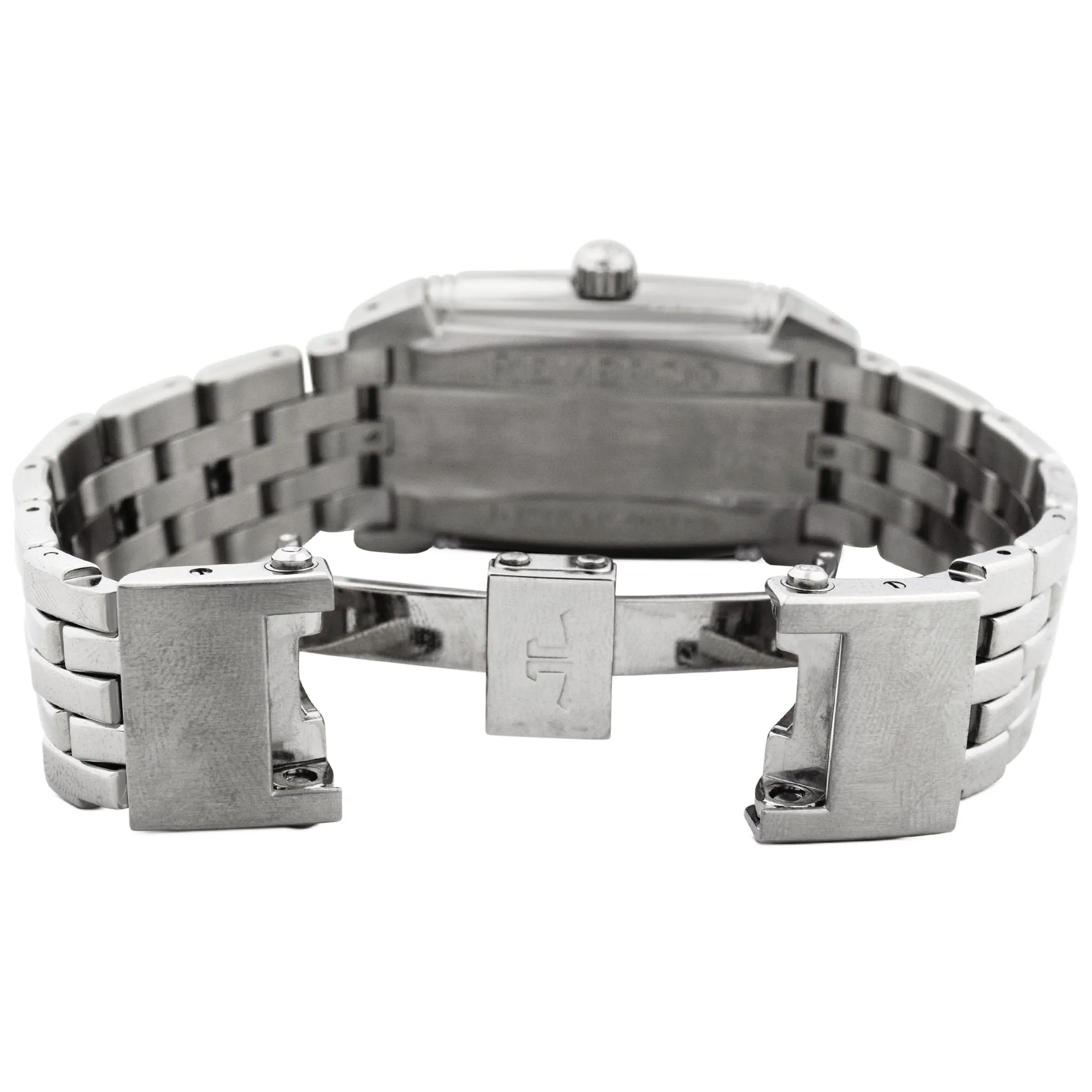Jaeger-LeCoultre Unisex Reverso Gran'Sport Stainless Steel 26.8x43.5mm Silver Arabic Dial Watch Reference #: Q2908120