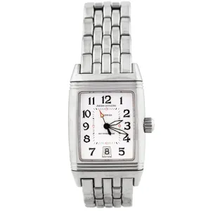 Jaeger-LeCoultre Unisex Reverso Gran'Sport Stainless Steel 26.8x43.5mm Silver Arabic Dial Watch Reference #: Q2908120