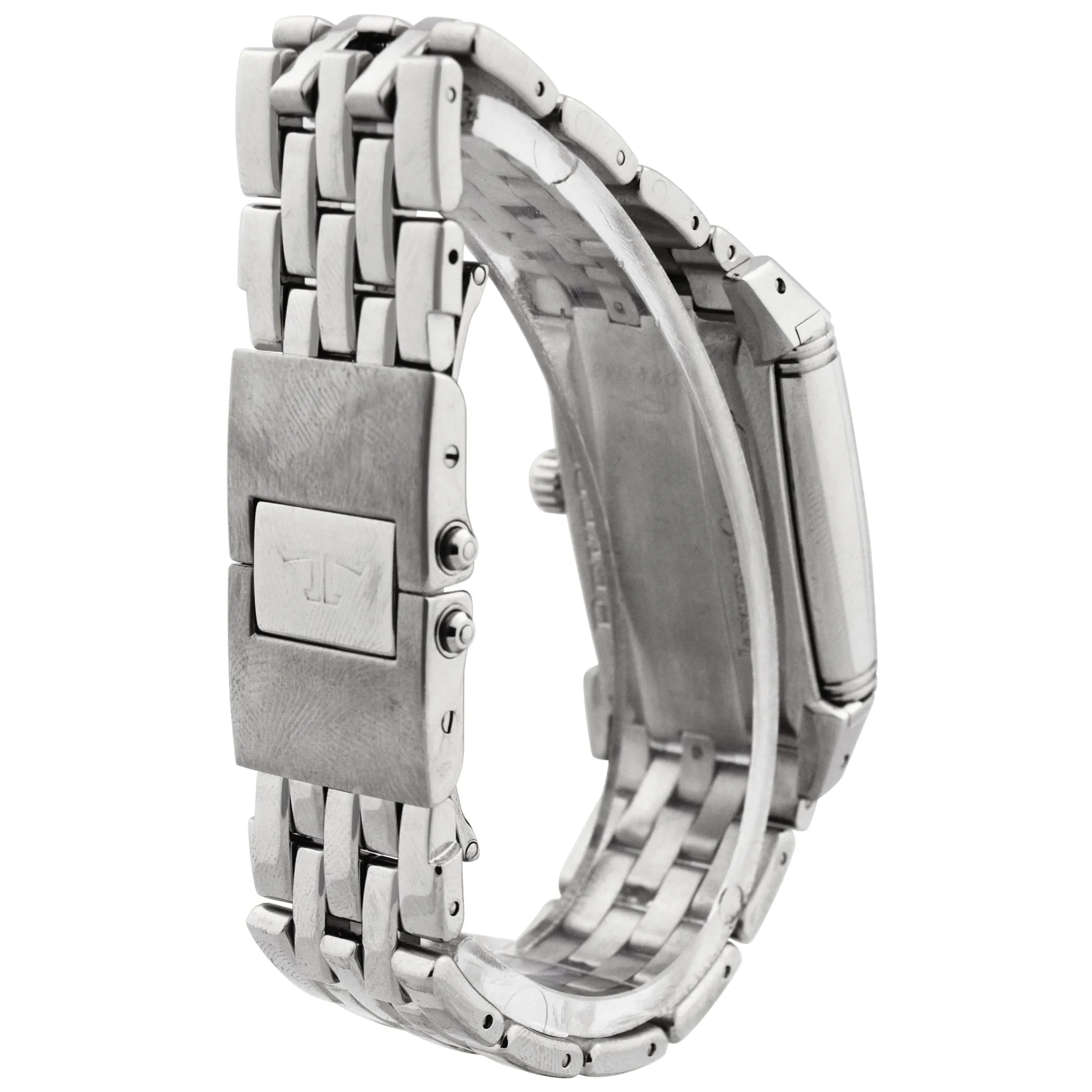Jaeger-LeCoultre Unisex Reverso Gran'Sport Stainless Steel 26.8x43.5mm Silver Arabic Dial Watch Reference #: Q2908120