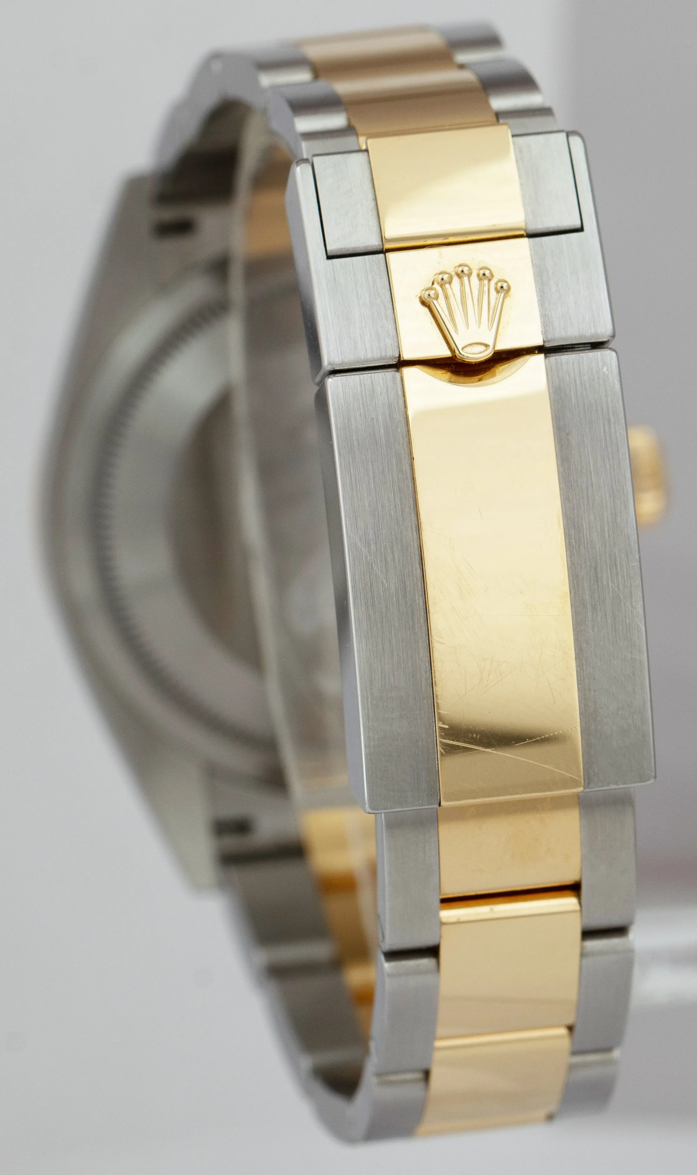 JULY 2022 Rolex Explorer I Black Two-Tone Yellow Gold Steel 36mm 124273 Watch