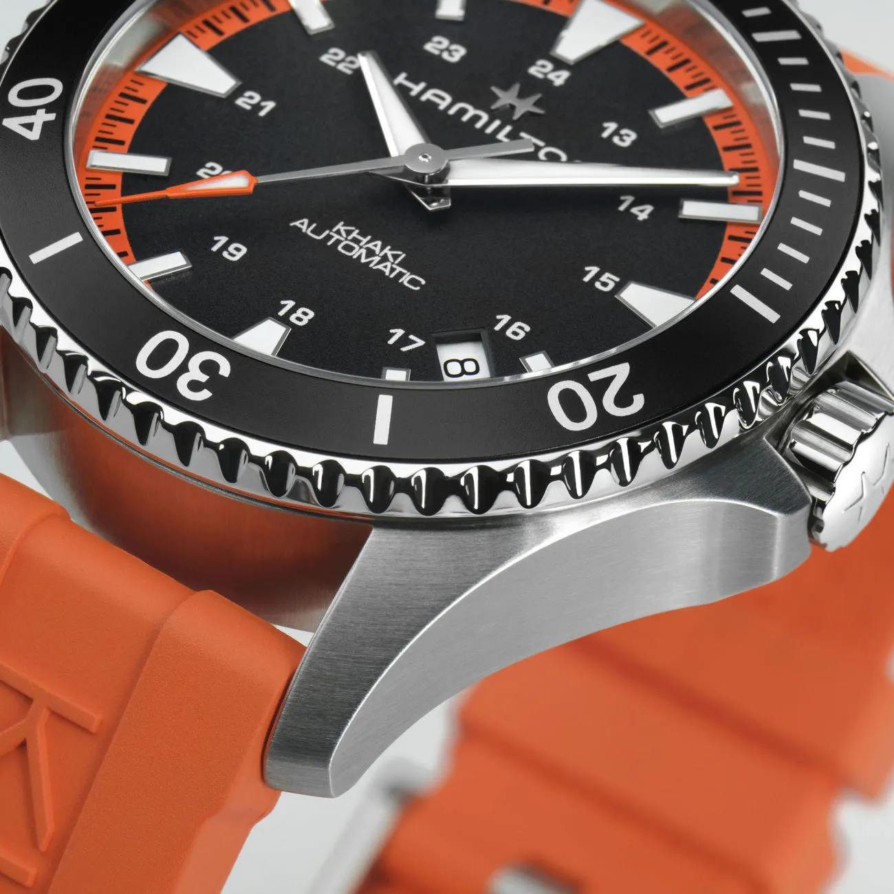 KHAKI NAVY SCUBA AUTO - TANGERINE ORANGE